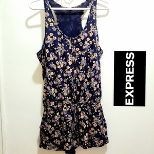 Express floral jumpsuit